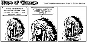 Native American Immigration Political Cartoon
