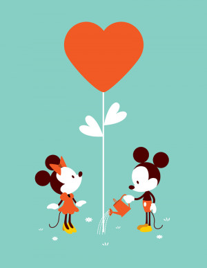 Mickey and Minnie Mouse Tumblr