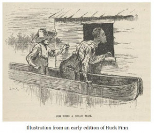 need several quotes from huckleberry finn that illustrate racism ...