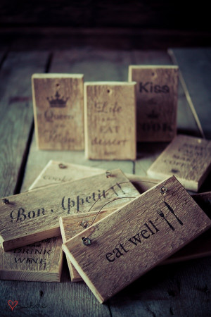kitchen quotes on old planks