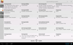 Dictionary Spanish English - screenshot