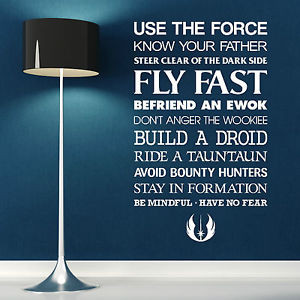 ... -USE-THE-FORCE-vinyl-wall-art-quote-sticker-room-decal-sci-fi-movie