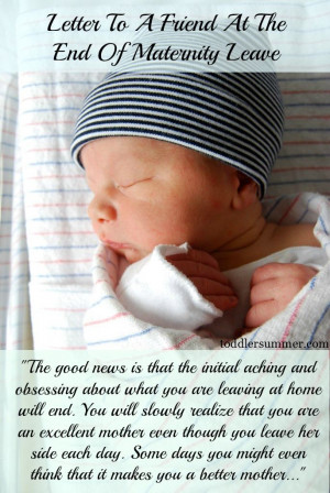Funny Quotes Maternity Leave. QuotesGram