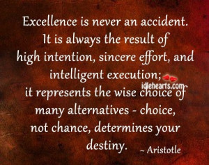 Excellence. Aristotle