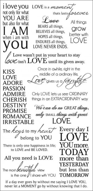 In Love Rub-On Quotes 471431: Crafty Stuff, Quotes 471431, Crafts ...