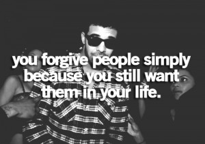 ... come up and say 'hey, i'm sorry'? Because you know i will always