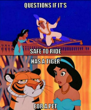 Disney princess logic…