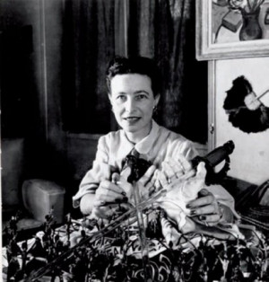 GISELE FREUND 1908-2000 Simone de Beauvoir le jour où elle obtint le ...