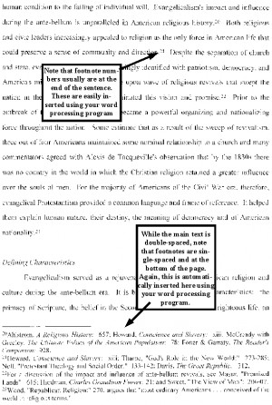 ... footnote numbers. If you repeat a footnote source it should have a