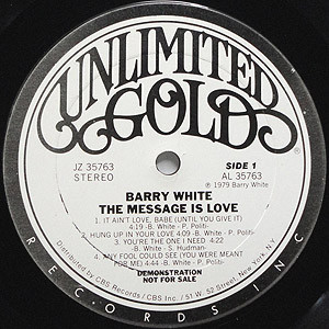 Barry White The Message Love