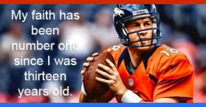 They told Peyton Manning not to speak about Jesus...this is how he ...