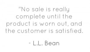 Bean had such a holistic view of retailing... very inspiring! # ...