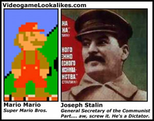 Mario (Super Mario Bros.) & Joseph Stalin(Dictator)
