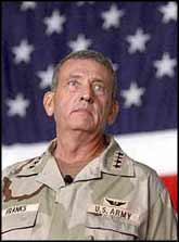 Tommy Franks would know all about future scenarios for USA society