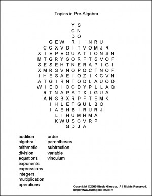 Did You Hear About Math Worksheet