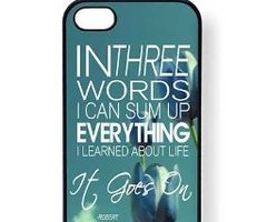 ... Quote Inspirational Phone Case for iPhone 5 / 5S (Black): Cell Phones