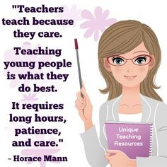 Horace Mann - Teachers teach because they care. Teaching young people ...