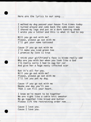 Will You Go Out with Me Poems