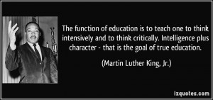 MLK education