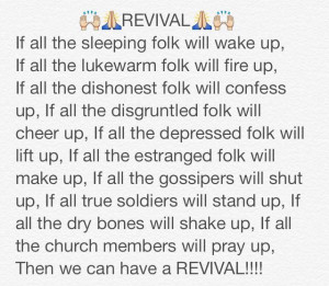 Let's have a Revival!!!