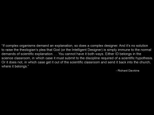 Richard Dawkins Quote on Complex Designers