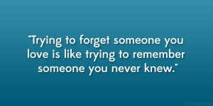 Quotes About Breaking Up With Someone You Love Trying to forget ...
