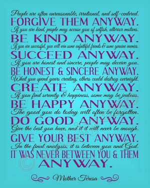 Printables Prints, Quotes Instant, Homes Offices Decor, Mother Teresa ...