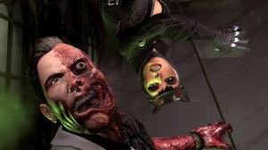 Catwoman slashes Two-Face's 