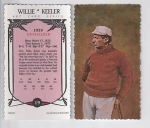 RGI Ron Lewis Hall of Fame Deckle Edge Art Card WEE WILLIE KEELER