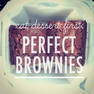 FOOD REVIEW: LOOKING FOR THE PERFECT BROWNIE