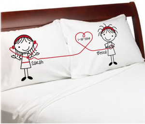 Listen to My Heart Girlfriends Lesbian Couple Pillowcases Personalized ...