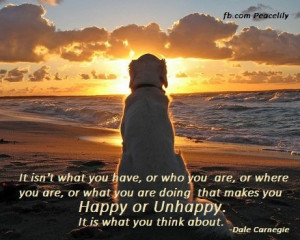 Dale Carnegie quote from Peace Lily...