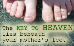 Heaven Quote: The key to heaven lies beneath your... Heaven-(4)