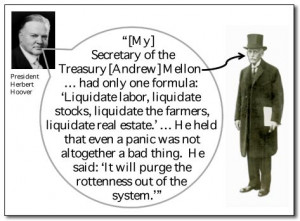 President Herbert Hoover and his Secretary of the Treasury, Andrew ...