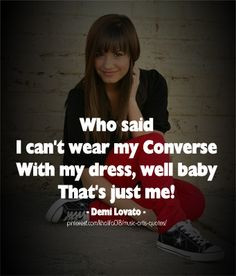 # quotes more quotes 3 demi lovato quotes and lyrics converse quotes ...
