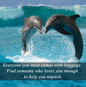 Everyone you meet comes with baggage1 Love quote pictures