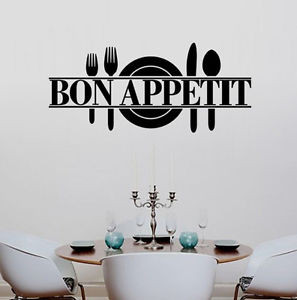 Removable-Kitchen-Decor-Bon-Appetit-Decals-Vinyl-Wall-Sticker-Art ...