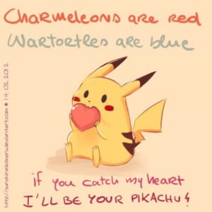 cute pokemon love poem