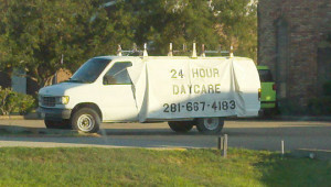 Funny photos funny daycare van seems legit