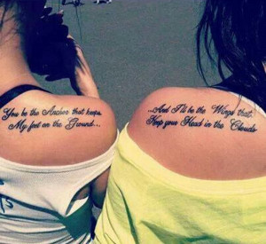 Quotes Matching Tattoos