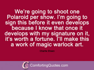 Quotations From Charlie Sheen
