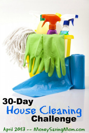 Day 2 of Money Saving Mom’s 30-Day House Cleaning Challenge . Today ...