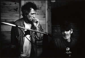 Photo: Keith Richards and Levon Helm
