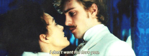 Count Vronsky: You can't ask Why about love!