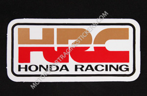 Honda Racing Logo Black Black honda racing sticker