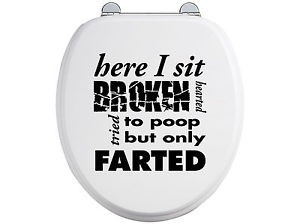 Toilet-Seat-Stickers-Decal-12-Colour-Choices-Quote-Here-I-Sit-Broken ...