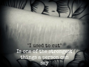 mine self harm cutting cuts hope strength scars recovery