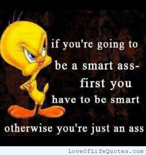 If you’re going to be a smart a$$