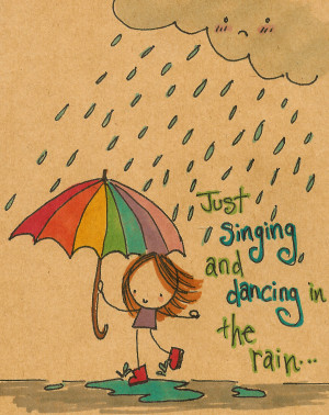 singin singin in the rain dancin in the rain im happy again i m singin ...
