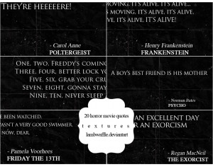 Horror Movie Quotes Tumblr 20 horror movie quotes